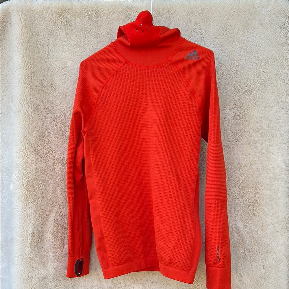 Adidas Red Long Sleeve Pullover